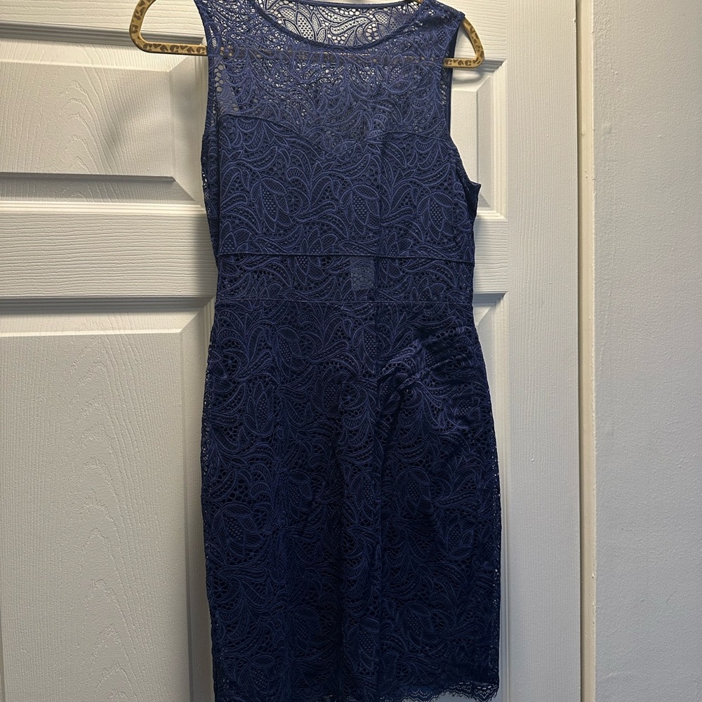 Brand NWT lacy royal blue dress from Express